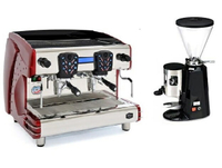咖啡機出租LA SCALA 義大利雙孔半自動營業用咖啡機【Tosca-A2】+磨豆機 (每個月租購只要6000元)--【餐廳咖啡外帶適用的咖啡機】