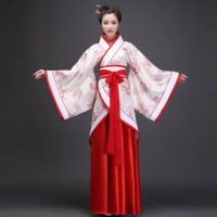Woman Stage Dance Dress Chinese Traditional Costumes New Year Adult Tang Suit Performance Hanfu Female Cheongsam