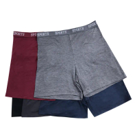【Duolian 多莉安】MIT台灣製涼感纖維男士長平口內褲5件組(085309)