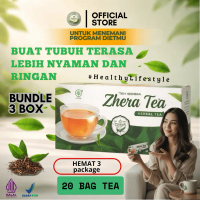 ZHERA TEA TRIPLE PACK 3 – Teh Herbal Alami Halal Clean Slim Style 20 Bag Cocok Pria & Wanita Fitlogy