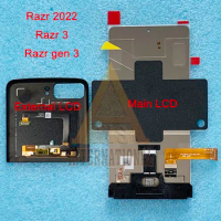 6.7'' Original Amoled For Motorola Razr 2022 LCD Razr 3 XT2251-1 Display Touch Panel Digitizer For Moto Razr3 LCD gen 3 LCD