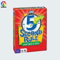5 Second Rule Party Card Game Fast-Paced Family Fun for Teens and Adults Ages 10 Up 150+ Cards