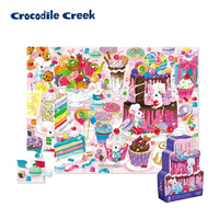 《美國Crocodile Creek》大型地板拼圖-蛋糕派對(36片)  / 手眼協調 / 感統