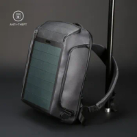 Kingsons Solar Charging Travel Backpack Multifunctional Anti-Theft Waterproof 15.6" Laptop Backpacks USB Men Backpack Outdoor