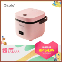 (Hot) Mini Rice  1.2L Periuk Nasi Kecil Non Stick Pot with Steamer 200W Mudah Alih Electric  Compact