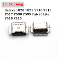 10pcs Charging Port For Samsung Galaxy T820 T825 T510 T515 T517 T590 T595 Tab S6 Lite 10‘’ P610 P615 USB Charger Connector