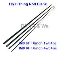 Fly Fishing Rod Blank IM8, 8FT, 6Inch, 1WT &amp; 4WT Repair Rod Building DIY, Private Custom Fishing Rod Material, BR Wi &amp; Wa, 1Set