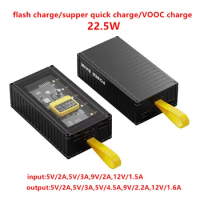Power bank Shell 5V/2A,5V/3A,5V/4.5A,9V/2.2A,12V/1.6A USB QC4.0 PD 22.5W Type-C Super-Charge VOOC 1260110 Battery pack