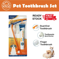 Pet Toothpaste Cat Toothbrush Dog Finger Toothbrush Berus Gigi Kucing Dental Care