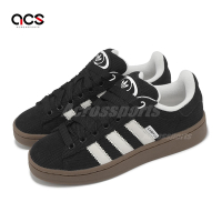 adidas 休閒鞋 Campus 00S Corduroy 燈芯絨 男鞋 女鞋 黑 白 焦糖底 愛迪達 ID1364