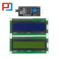 10PCS LCD 1602 Module Blue Yellow Green Screen PULAR 16x2 Character Display PCF8574T PCF8574 IIC I2C Interface 5V for arduino