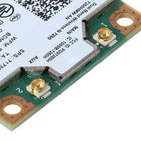Dual Band Wireless-N Card 7260 7260HMW,2.4G/ BT Mini PCI-e LAN Card,Support 802.11a 300Mbps