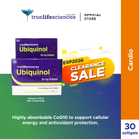 [EXP05/26] 70% Truelifesciences Quinol CoQH-CF | Heart Health | Energy Supplement | Antioxidant Supp