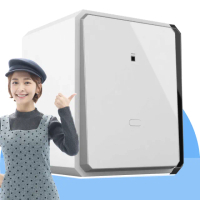 【發億金庫】智慧型防盜保險箱 X-4F（黑/白 雙色可選）(指紋 密碼 緊急開啟鑰匙 保險櫃)