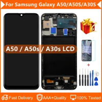 For Samsung Galaxy A50 A30s A50s LCD Display Touch Screen Digitizer Assembly Replacement A505 A307 A507 LCD