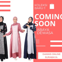 abaya A240313 terbaru Dannis Abaya simpel