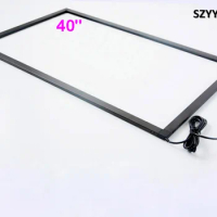 Free Shipping! 40 inch usb IR touch screen panel 10 20 touch points Infrared touch frame for LED TV