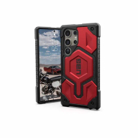 【UAG】Galaxy S24 Ultra 頂級版耐衝擊保護殼-紅金(支援無線充電 10年保固)