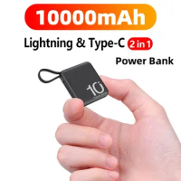 Power Bank Mini Super 10000mAh Fast Chargr Portable External Battery Pack Powerbank Spare Batteries for iPhone Samsung