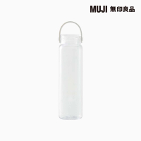 【MUJI 無印良品】攜帶式透明水壺/附提把/410ml