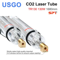 USGO SPT TR130 130-150W Co2 Laser Tube Length 1680mm Dia 80mm For CO2 laser engraving and cutting machines