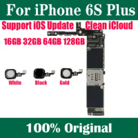 100% Original Factory Unlocked Mainboard For IPhone 6S Plus 5.5"Motherboard 16GB 64GB 128GB Logic Board Full Tested Good Work