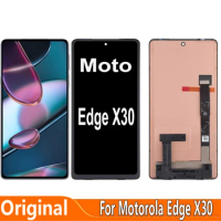 AMOLED For Motorola Edge X30 XT2201-2 XT2201-6 LCD Display Touch Screen Digitizer Assembly Parts Replacement