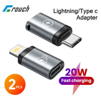 Crouch Lightning To Type c Adapter ios Lightning Male to Type C Female Connector 20W Fast Charging Converter for iPhone iPad