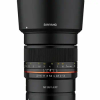 Samyang MF 85mm F1.4 UMC Manual Focus Telephoto Lens for Sony Canon Nikon M4/3 Pentax K ,Black Color