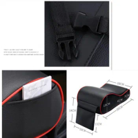 Leather Car Armrest Pad Box Mat Cushion Pillow Protective Styling For Hyundai Solaris Tucson 2016 I30 IX35 I20 Accent Santa Fe