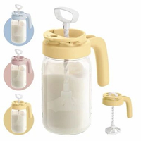 PO Papablic Breast Milk Pitcher - Wadah ASI Perah Kaca Anti Gumpal BPA Free Pitcher Method Botol Sus