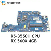 NOKOTION For ACER Nitro 5 AN515-43 Laptop Motherboard R5-3550H/R7-3750H CPU +RX560X 4GB FH50P LA-H901P NBQ5X11002 NBQ5X11001