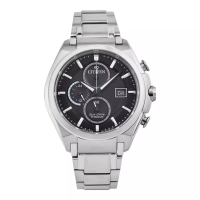 Citizen [LAST CHANCE DEALS] Jam Tangan Pria Citizen Eco Drive CA0351-59E Chronograph Black Dial Supe