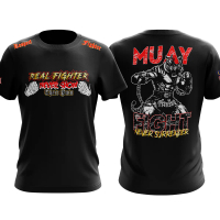 Baju Muay Thai Material Microfiber/Jenis Cool Fit/Lengan Pendek Dan Panjang