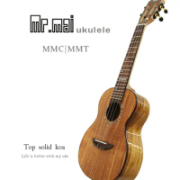 Mr.mai MM-C/MM-T Concert/Tenor Ukulélé 23 inch 26 inch Ukulele Solid Koa Wood Gloss Finish Mini Hawaii Guitar With Hard Case