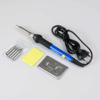 Solder Iron Adjustable Taffware Temperature 60W with 5 Tips - CS31