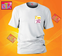 PREMIUM T-SHIRT [ I AM 4 U POCKET ]FOR UNISEX 100% COTTON READY STOCK IN MALAYSIA. BAJU UNISEX LELAK