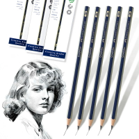 輝柏嘉1221素描鉛筆套裝速寫專業學生用初學者2h-8b美術用品2比素描鉛筆4b6b畫畫繪圖工具