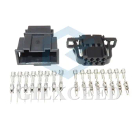 2 Sets 8 Pin 1.5mm Series 3B0972724 3B0972734 Auto Connector AC Assembly Wire Harness Sockets 3B0 972 724 3B0 972 734 For VW
