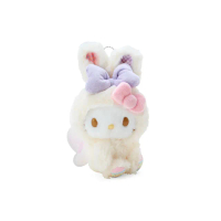 【SANRIO 三麗鷗】復活節兔子系列 兔子裝造型玩偶吊飾 Hello Kitty 凱蒂貓