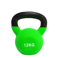 【AD-ROCKET】頂級鑄鐵壺鈴 KettleBell 軟壺鈴 軟式壺鈴 12公斤(綠色)