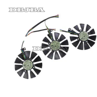 3Pcs/lot T129215SU Fan For ASUS STRIX GTX980Ti R9 390 Video Card Cooling Fan