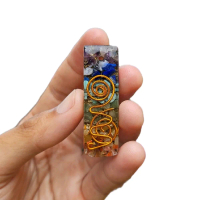 Seven Chakra Pendant Necklace, 7 Chakra Necklace, Chakra Crystal Pendant Jewelry untuk Wanita & Pria
