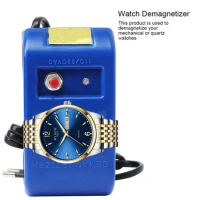 Watch Demagnetizer Electrical Mechanical/Quartz Watch Demagnetize Time Correceing Watch Repair Tool for Watchmaker EU Plug