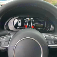For Audi Q5 2010-2018 Audi A4L 2010-2017 IPS LCD Speedometer Car Digital Dashboard Car Accessory Electronics Display 12,3 "