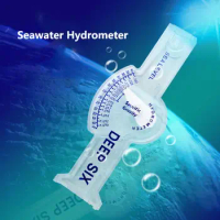 High Precision Seawater Hydrometer New Portable Automatic Fish Tank Hydrometer Transparent Professional Sea Water Density Meter
