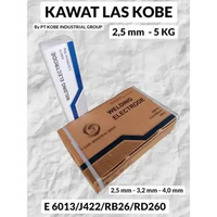 KAWAT LAS STICK E6013/J422/RB-26/RD-260 2,5 mm/2,6 mm (5kg) /WELDING ELECTRODE/ PT. KOBE INDUSTRIAL 