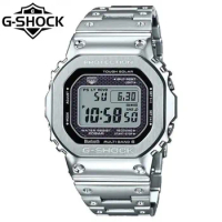 G-SHOCK New GMW-B5000 Series Men's Watch Metal Case Fashion Waterproof Watches Gift Solar Multifunctional Stopwatch Male Watch.