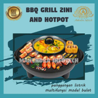 BBQ Grill 2IN1 Panggangan Hotpot Elektrik Shabu Steambot Suki Listrik
