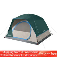 Evergreen Camping Supplies 6-Person Camping Tent Freight Free Nature Hike Tent Travel Equipment Beach Tourist Tents